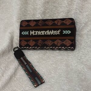 Montana West Black and Brown Checkered Key Holder